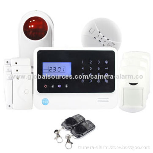 Wireless GSM Alarm System with 4 Relay Output to Remote Control Home Appliances, APP Control